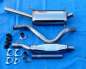 Preview: Edelstahl Auspuffanlage VW Scirocco 1 (53) 1x60