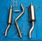 Preview: Edelstahl Auspuffanlage VW Scirocco 1 (53) mit 60mm S Rohr