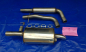 Preview: Edelstahl Auspuffanlage von Novus im Diesellook 1x60