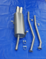 Preview: Endschalldämpfer BMW E30 315-318i  2x76 DTM