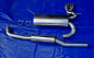 Preview: Edelstahl Auspuffanlage 2x76mm rund gebördelt Audi A3/S3 Quattro/ 8L