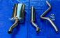 Preview: Edelstahl Auspuffanlage VW Golf 1 Cabrio Race S-60 mit VSD