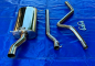 Preview: Edelstahl Auspuffanlage VW Golf 1 Cabrio Race S-60