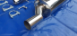 Preview: Edelstahl Auspuffanlage Audi TT 8N 3 Zoll 76 mm