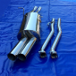 Preview: Sportauspuff Bmw E30 320 i 325 i ix Edelstahl 320i Cabrio Limo M-Tec oder schmale Stoßstange