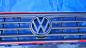 Preview: GTI VW Jetta 2 Doppelscheinwerfergrill mit schwarzem Emblem Originalteil
