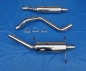 Preview: Edelstahl Auspuffanlage VW Golf 1 Cabrio GM 1x60