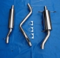 Preview: Edelstahl Auspuffanlage VW Golf 1 Cabrio GM S-60