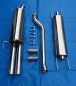 Preview: Edelstahl Auspuffanlage Opel Astra G Cabrio und Coupe  2x70