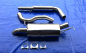 Preview: Edelstahl Auspuffanlage VW Golf 4 Variant 3 Zoll (76 mm) Diesellook Friedrich Motorsport