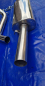 Preview: Edelstahl Auspuffanlage VW Golf 2 mit VSD 1x60