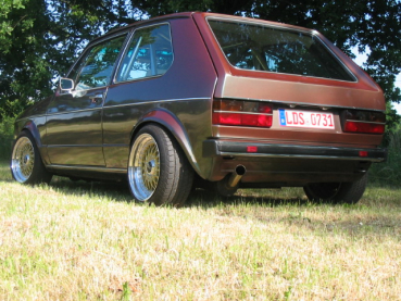 Heckscheibendichtung VW Golf 1 mit Nut