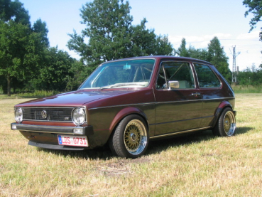 VW Golf 1 Dichtungsset mit Nut und Chromkeder