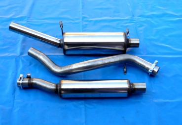 Edelstahl Auspuffanlage VW Scirocco 1 (53)  1x60 Novus