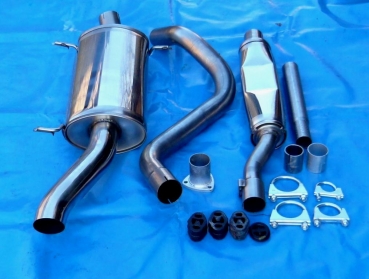 Edelstahl Auspuffanlage VW Scirocco 1 (53) 76mm S Rohr