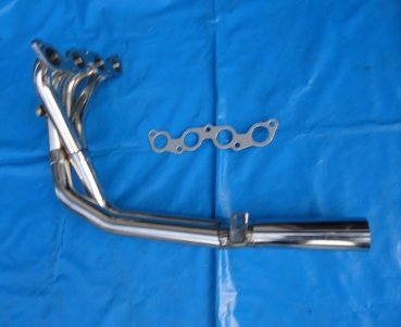 Preview: Edelstahl Fächerkrümmer VW Polo 3  60 mm Anschluss