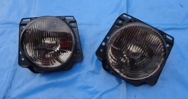 Preview: Scheinwerfer Streuscheibe VW Jetta 2 dunkel schwarz ohne Fadenkreuz