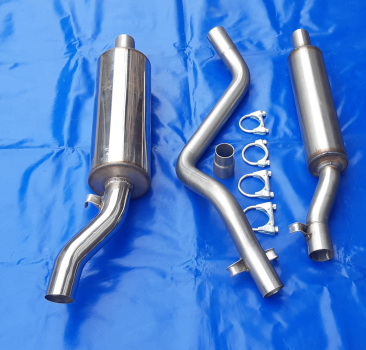 Preview: 55 mm Edelstahl Auspuffanlage VW Golf 1 S-60