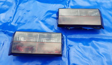 Rückleuchten KLarglas Schwarz/rot (kurz)