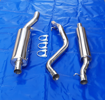 Preview: Edelstahl Auspuffanlage VW Scirocco 1 (53) mit VSD S-Rohr 60