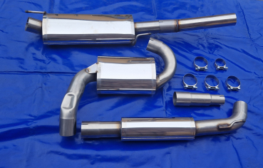 3 Zoll-Anlage VW Golf 3 Variant 1x76 mit Gutachten von Friedrich Motorsport