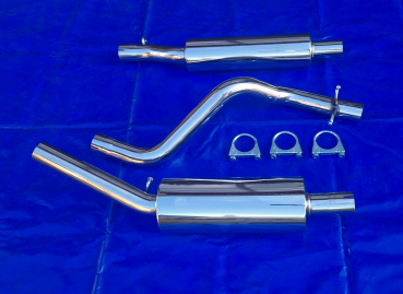 Edelstahl Auspuffanlage VW Jetta 1  1x60 Endrohr