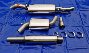 Preview: 3 Zoll (76mm) VW Golf 2 Endrohr S-76 Friedrich Motorsport