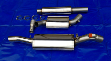 Preview: 3 Zoll (76mm) VW Golf 2 Endrohr S-76 Friedrich Motorsport