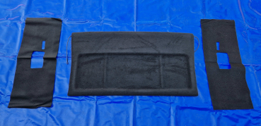 Hutablage VW Golf 2 schwarz mit Bezugsstoff