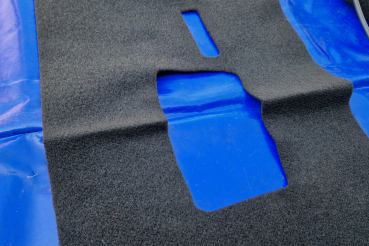 Preview: Hutablage VW Golf 2 schwarz mit Bezugsstoff