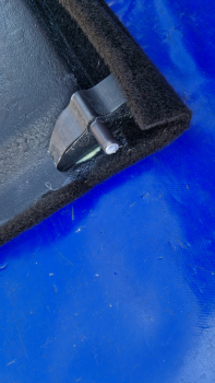Hutablage VW Golf 2 schwarz mit Bezugsstoff