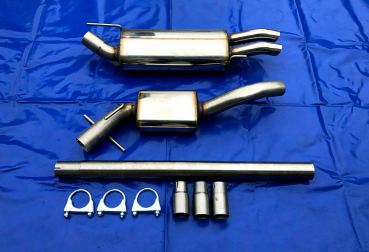 Preview: Edelstahl Auspuffanlage Gruppe A VW Golf 3 im VR6-Look