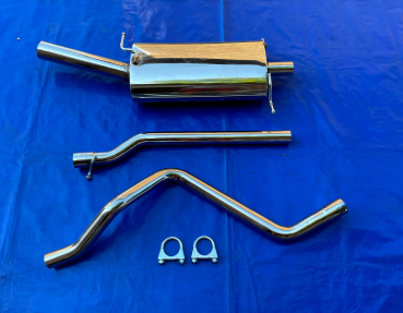Edelstahl Auspuffanlage VW Golf 1 Cabrio Race 1x60