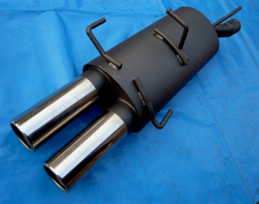 Sportendschalldämpfer VW Polo 3 in 2x76 gerade