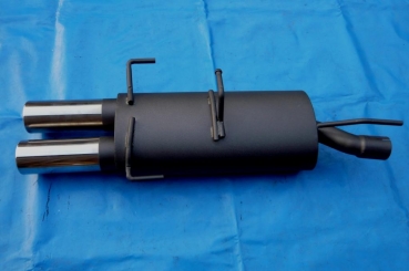 Preview: Sportendschalldämpfer VW Polo 3 in 2x76 gerade