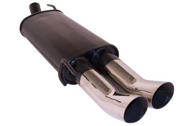 Sportendschalldämpfer VW Polo 3 in 2x76 DTM