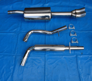 3 Zoll -Anlage (76 mm) VW Golf 4 Variant  2x76 DTM