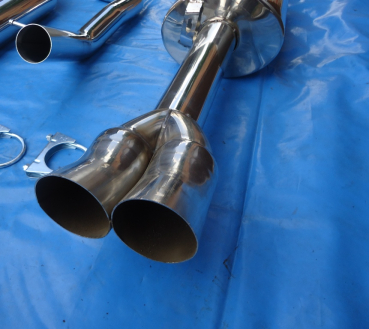 3 Zoll -Anlage (76 mm) VW Golf 4 Variant  2x76 DTM