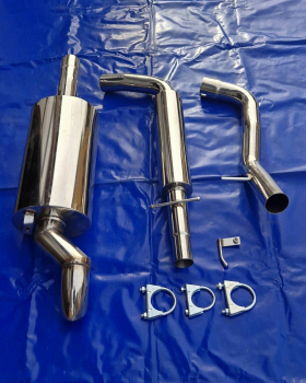 3 Zoll Edelstahl Auspuffanlage Audi TT im Diesellook
