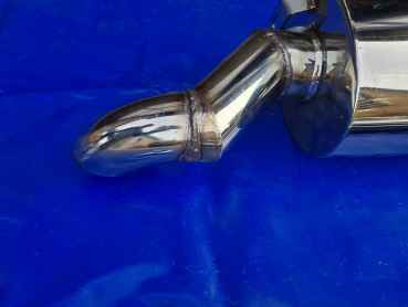 3 Zoll Edelstahl Auspuffanlage Audi TT im Diesellook