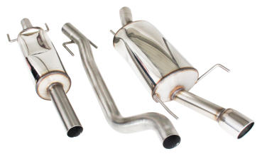 Gr.A Anlage für Opel Astra G CC Fließheck 1x90mm SR OPC-Look