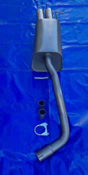 Sportendschalldämpfer VW Golf 4 in 2x76 gerade