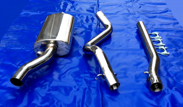 Preview: Edelstahl Auspuffanlage VW Scirocco 1 (53) mit VR S-60 FK