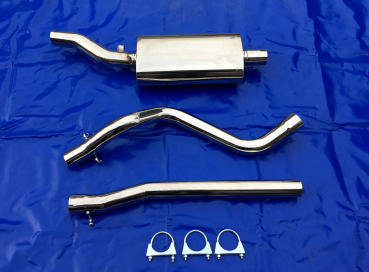 Edelstahl Auspuffanlage VW Scirocco 1 (53) mit VR S-60 FK