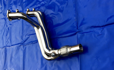 Edelstahl Fächerkrümmer VW Golf 1 8v 1.8 u 2.0 mit Flexrohr