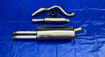 Edelstahl Auspuffanlage VW Golf 4 Variant Diesellook
