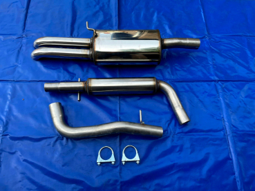 Preview: Edelstahl Auspuffanlage  VW Golf 4 Variant  Diesellook