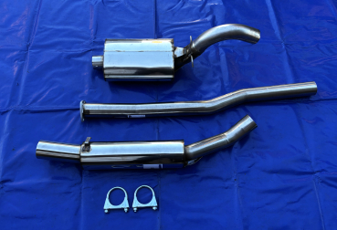 Edelstahl Auspuffanlage Opel Kadett C mit TÜV 1x76