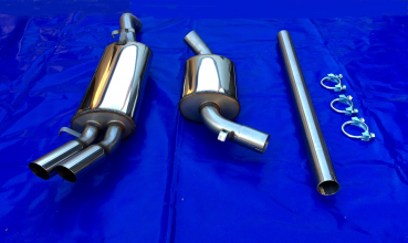 Gruppe A Anlage VW Golf 2 /Corrado mit 16V Optik Endrohr 2x60mm