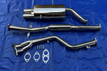 Edelstahl Auspuffanlage  BMW 316i/318i E46 Limo./Coupé/Touring